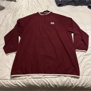 Mississippi State 1/4 zip cage jacket